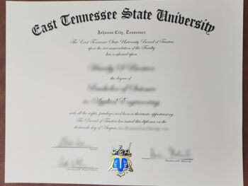 东田纳西州立大学文凭