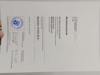 凯泽斯劳滕应用技术大学证书