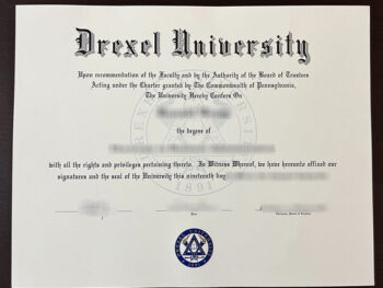 德雷塞尔大学毕业证