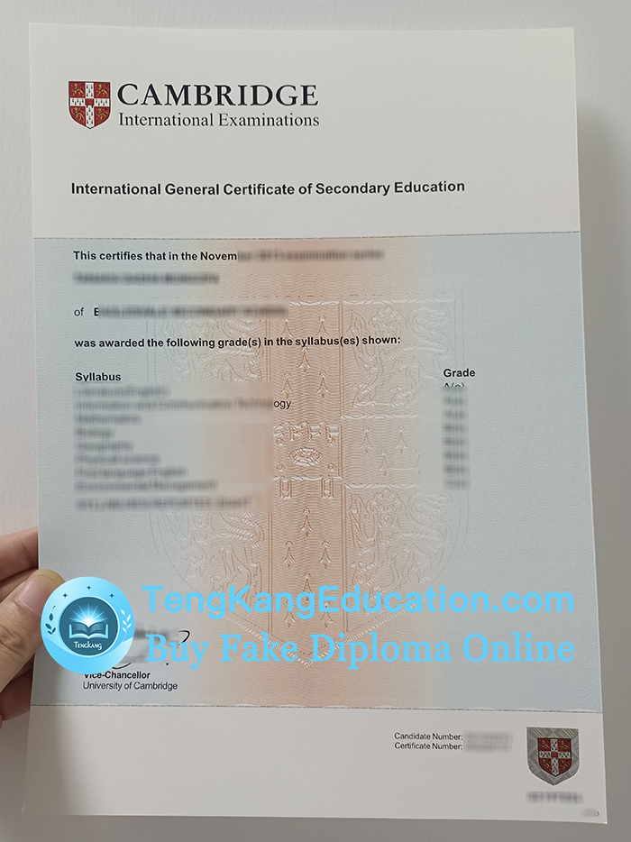 剑桥IGCSE证书Cambridge IGCSE Certificate - 文凭购买, 买文凭, 购买学位证书, 购买毕业证, 购买成绩单