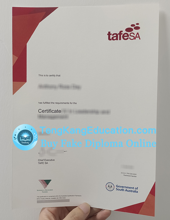 Tafe Sa Transcript TAFE SA 证书TAFE SA Certificate - 文凭购买, 买文凭, 购买学位证书, 购买毕业证, 购买成绩单