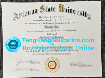亚利桑那州立大学毕业证Arizona State University degree certificate