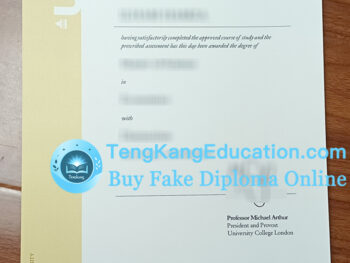 伦敦大学学院文凭University College London diploma