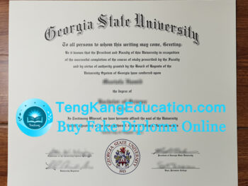 佐治亚州立大学文凭Georgia State University diploma