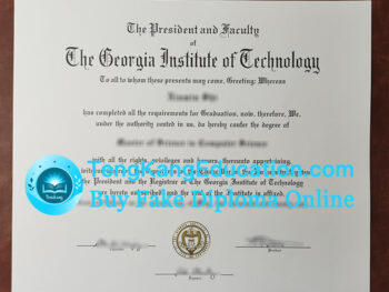 佐治亚理工学院文凭Georgia Institute of Technology diploma