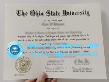 俄亥俄州立大学文凭Ohio State University diploma