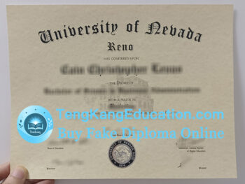 内华达大学文凭University of Nevada diploma