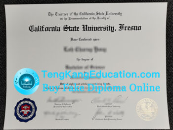 加州州立大学弗雷斯诺分校毕业证California State University, Fresno diploma