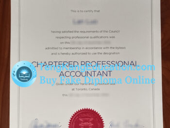 加拿大CPA证书CPA Canada certificate