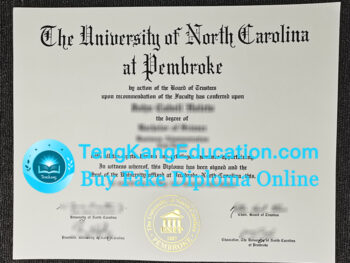北卡罗来纳大学彭布鲁克分校文凭University of North Carolina at Pembroke diploma