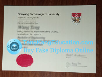 南洋理工大学文凭Nanyang Technological University diploma