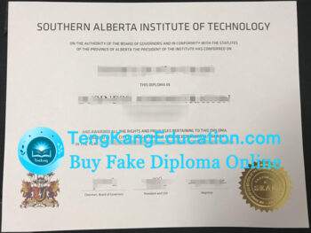 南阿尔伯塔理工学院文凭Southern Alberta Institute of Technology diploma