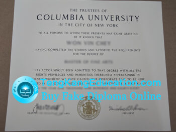 哥伦比亚大学文凭Columbia University diploma
