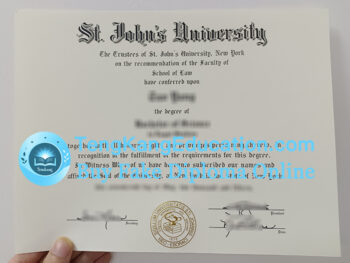 圣约翰大学文凭St. John's University diploma