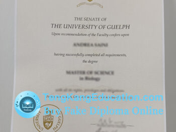 圭尔夫大学文凭University of Guelph diploma