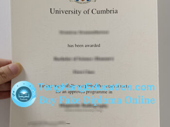 坎布里亚大学文凭University of Cumbria diploma