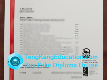 城市与行业协会证书City and Guilds certificate