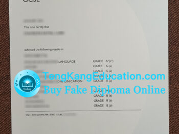 培生教育GCSE证书Pearson Education GCSE certificate