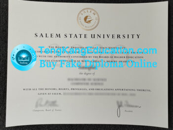 塞勒姆州立大学文凭Salem State University diploma