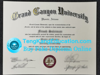 大峡谷大学文凭Grand Canyon University diploma