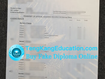 奥克兰理工大学成绩单Auckland University of Technology transcript