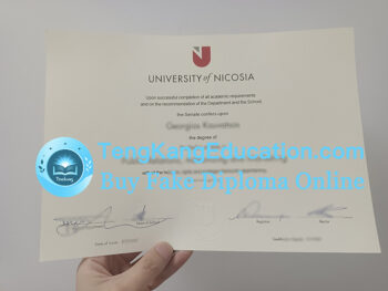 尼科西亚大学文凭University of Nicosia diploma