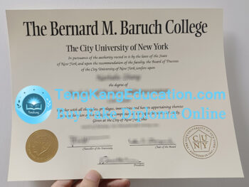 巴鲁克学院毕业证Baruch College diploma