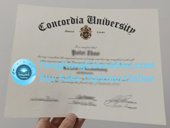 康考迪亚大学文凭Concordia University diploma