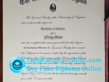 弗吉尼亚大学文凭University of Virginia diploma