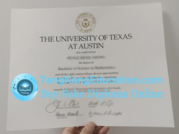 得克萨斯大学奥斯汀分校文凭University of Texas at Austin diploma