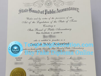 德克萨斯CPA证书Texas State CPA certificate