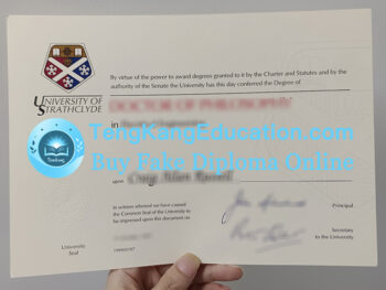斯特拉斯克莱德大学文凭University of Strathclyde diploma