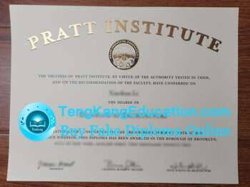 普拉特学院文凭Pratt Institute diploma