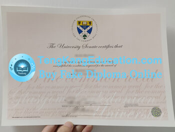 格拉斯哥卡利多尼亚大学文凭Glasgow Caledonian University diploma
