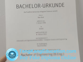 法兰克福应用科学大学学位证书Frankfurt University of Applied Sciences diploma