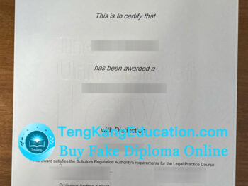 法律大学文凭University of Law diploma