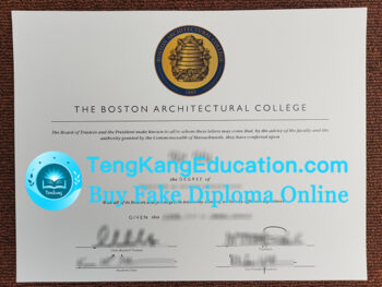 波士顿建筑学院文凭Boston Architectural College diploma