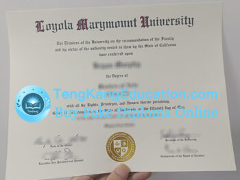 洛约拉马利蒙特大学文凭Loyola Marymount University diploma