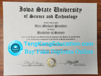 爱荷华州立大学文凭Iowa State University diploma