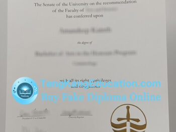 特伦特大学文凭Trent University diploma