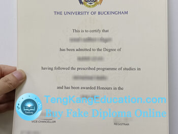白金汉大学文凭University of Buckingham diploma