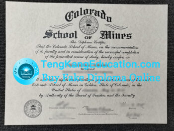 科罗拉多矿业学院文凭Colorado School of Mines diploma