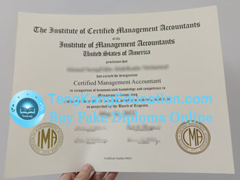 美国注册管理会计师证书CMA certificate