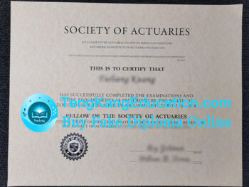美国精算师协会证书Society of Actuaries certificate