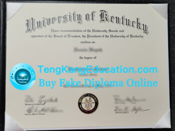 肯塔基大学文凭University of Kentucky diploma