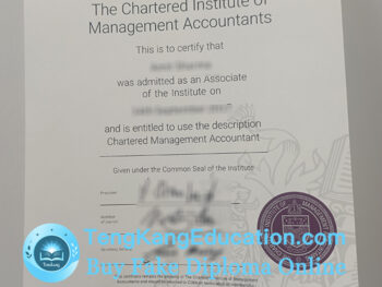 英国皇家特许管理会计师公会证书CIMA certificate