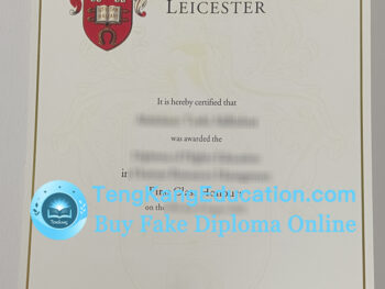莱斯特大学文凭University of Leicester diploma
