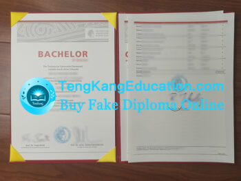 达姆施塔特工业大学文凭与成绩单Technical University of Darmstadt diploma and transcript