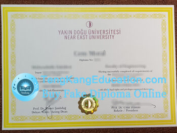 近东大学文凭Near East University diploma