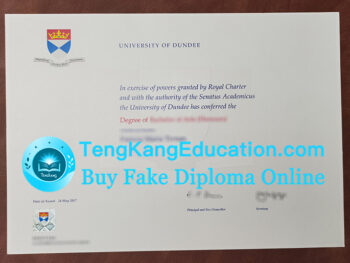 邓迪大学文凭University of Dundee diploma